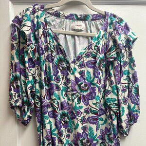 Xirena Printed Blouse Sz. Medium